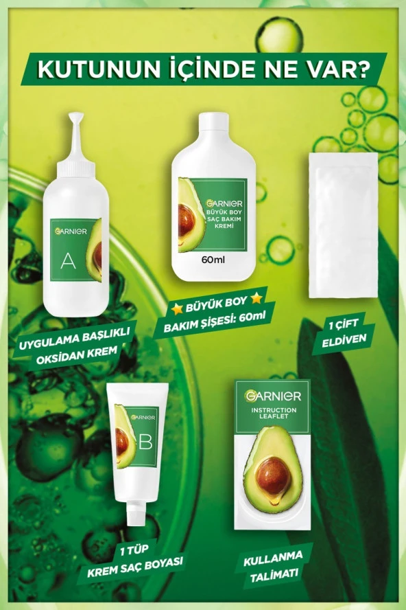 Garnier Nutrisse Yoğun Besleyici Kalıcı Krem Saç Boyası 5 Açık Kahve - 5