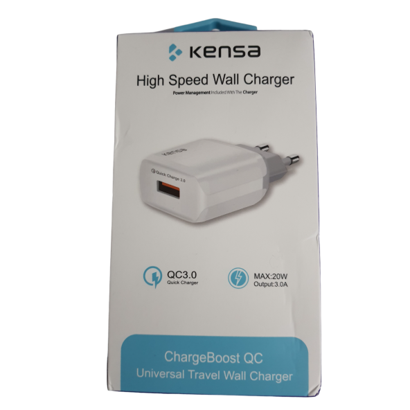 KENSA 3.0A 20W ŞARJ BAŞLIĞI HIZLI ŞARJ QUİCK ŞARJ ÖZELLİKLİ