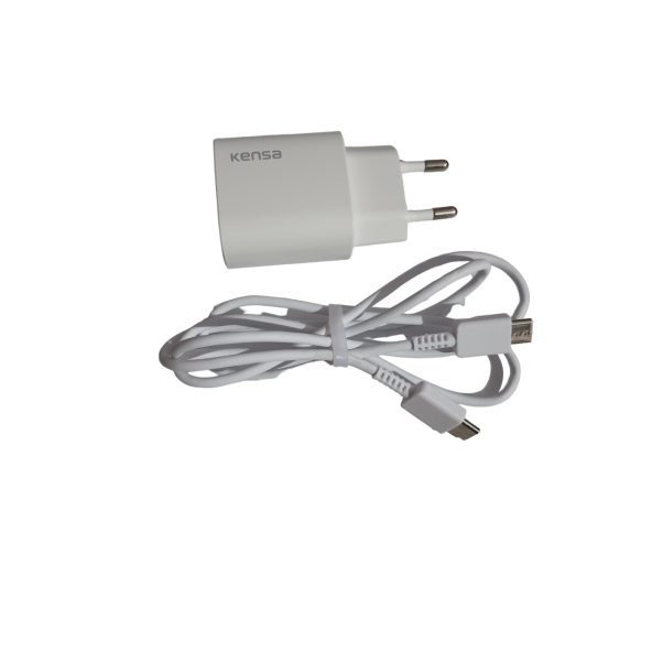 KENSA 3.0A 25W TYPE-C ŞARJ BAŞLIĞI HIZLI ŞARJ QUİCK ŞARJ ÖZELLİKLİ ŞARJ ALETİ ADAPTÖRÜ + KABLO SETİ - 3