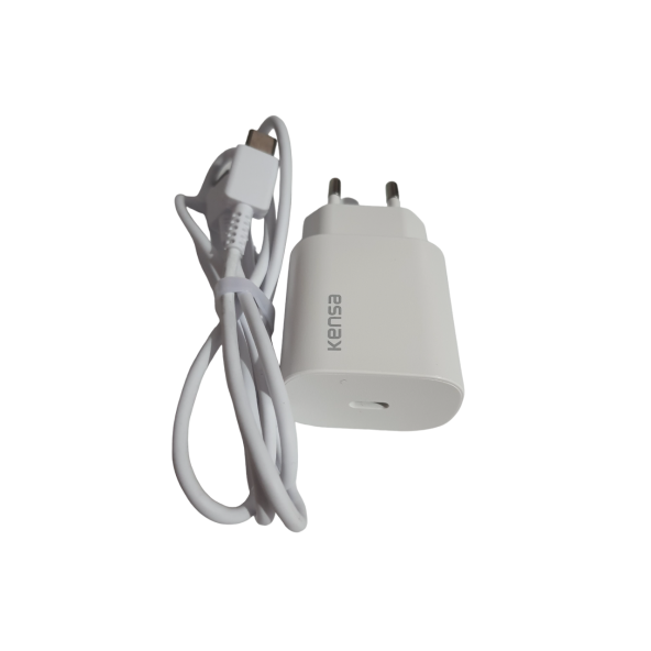 KENSA 3.0A 25W TYPE-C ŞARJ BAŞLIĞI HIZLI ŞARJ QUİCK ŞARJ ÖZELLİKLİ ŞARJ ALETİ ADAPTÖRÜ + KABLO SETİ - 5