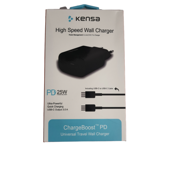 KENSA 3.0A 25W TYPE-C ŞARJ BAŞLIĞI HIZLI ŞARJ QUİCK ŞARJ ÖZELLİKLİ ŞARJ ALETİ ADAPTÖRÜ + KABLO SETİ - 6