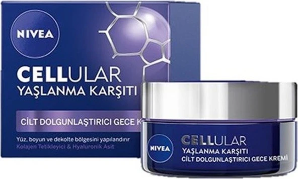 Nivea Cellular Night Cream -  Gece Bakım Kremi 50 ml