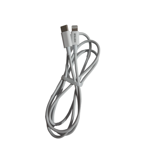 KENSA YENİ NESİL İPHONE 20W HIZLI ŞARJ KABLOSU TYPE-C LİGHTNİNG 20W LİGHTNİNG ŞARJ VE DATA KABLOSU - 2