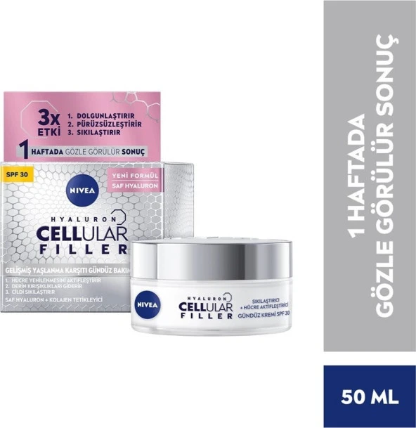 Nivea Cellular Filler Gündüz Kremi SPF30 50 ml