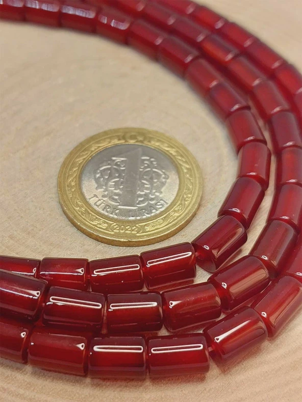 Akik Taşı Şekilli 5.5x7.5mm Dizi (49412) - Resim 2