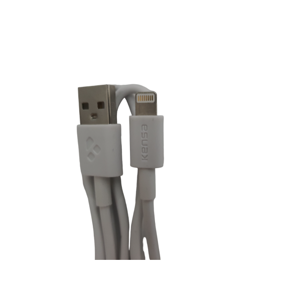 KENSA 3.1A APPLE İPHONE  USB-LİGHTNİNG  HIZLI ŞARJ ÖZELLİKLİ USB-LİGHTNİNG ŞARJ VE DATA KABLOSU - 5