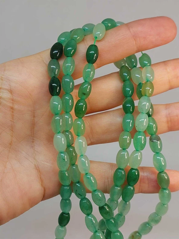 Aventurin Taşı Arpa Kesim 6x9mm Dizi (49426) ürün görseli