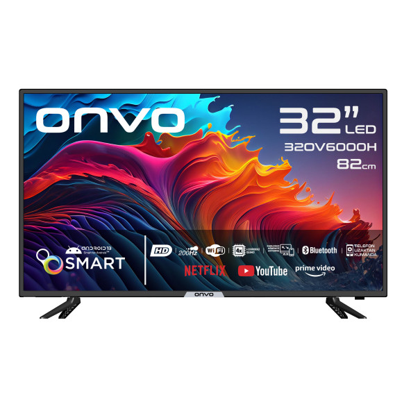 ONVO 32OV6000H 32'' HD READY ANDROID 13 SMART LED TV
