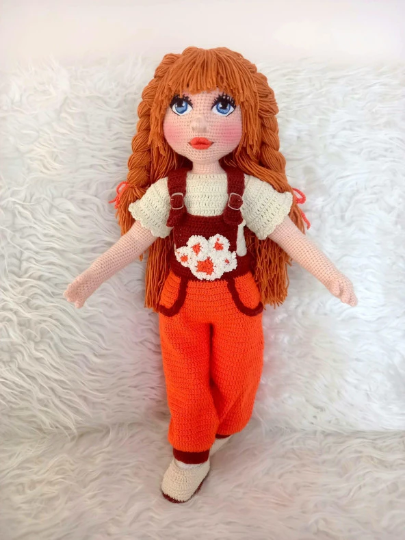 Aren Bebek Amigurumi Organik Oyuncak - Resim 5