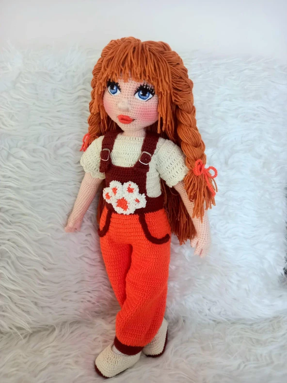 Aren Bebek Amigurumi Organik Oyuncak - Resim 6