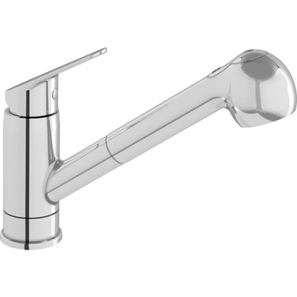 Vitra Punto A41192 Fonksiyonel Eviye Mutfak Bataryası ,Krom