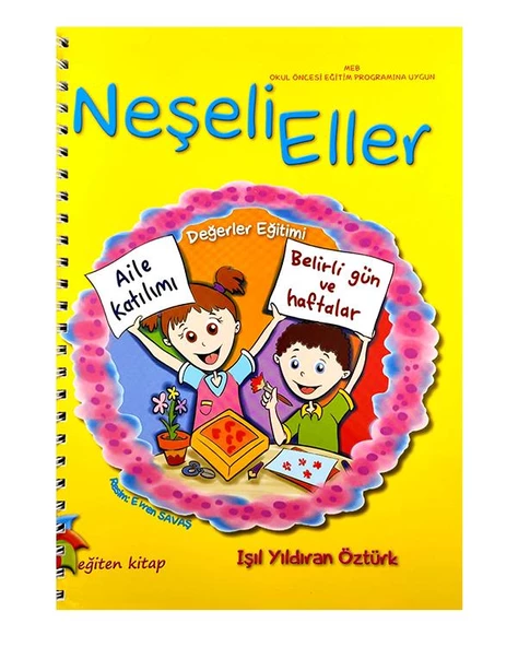 3-6 Yaş Neşeli Eller Okul Öncesi Faaliyet Kitabı Eğiten Kitap