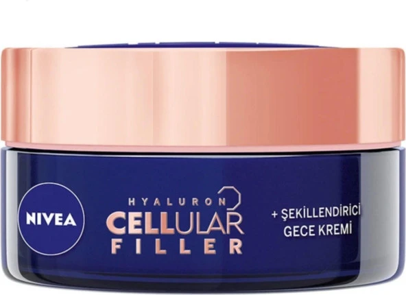 Nivea Hyaluron Cellular Fıller Şekillendirici Yaşlanma Karşıtı Gece Kremi 50 ml