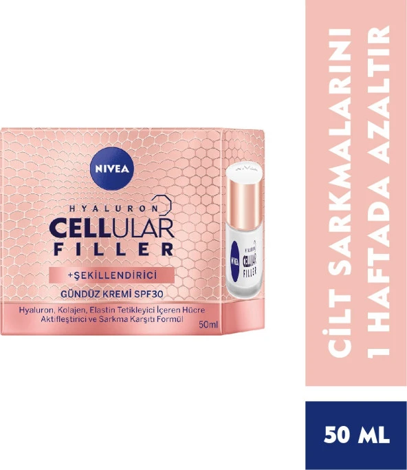 Nivea Hyaluron Cellular Filler + Şekillendirici  Gündüz Kremi 50 ml