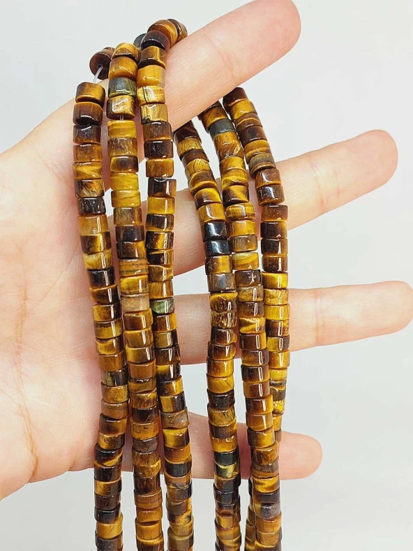 Kaplan Gözü Taşı Şekilli 6x3mm Dizi (49454) ürün görseli