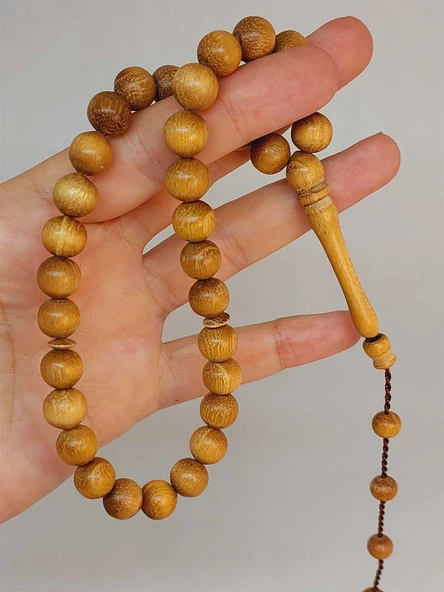 Akasya Ağacı 33lük Tesbih 9.5mm Usta İşçilikli (49506) ürün görseli