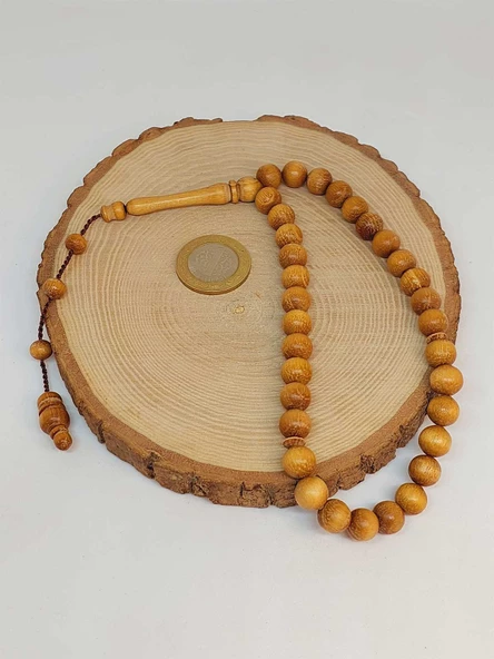 Akasya Ağacı 33lük Tesbih 9.5mm Usta İşçilikli (49506) - Resim 2