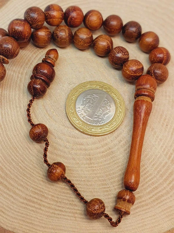 Kızıl Ağacı 33lük Tesbih 9.5mm Usta İşçilikli (49510) - Resim 3