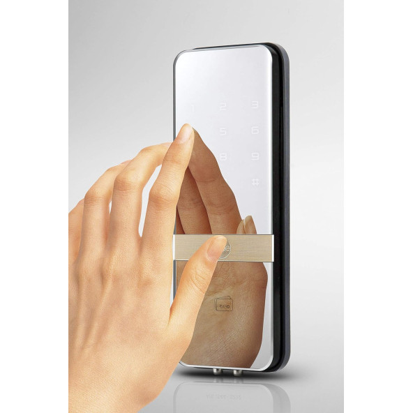 Yale YDG313 Kartlı Ve Şifreli Dijital Dıştan Takma Kilit+Karşılığı - Cam Kapılar İçin - 3