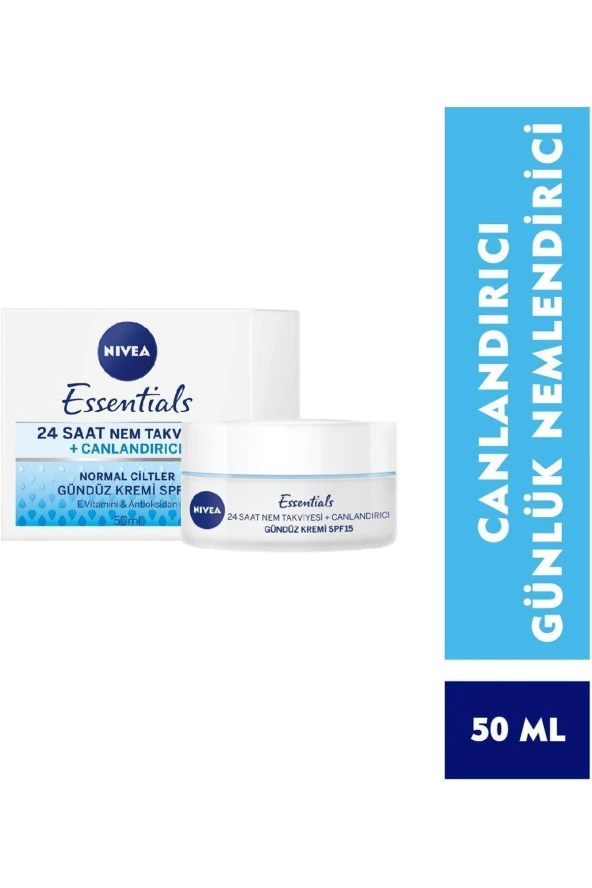 Nivea Nemlendirici Günlük Bakım Krem Normal/karma Ciltler Için E Vitamini Içerikli 50ml - 2