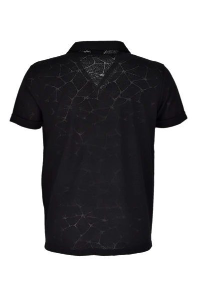 Erkek Apaçi Yaka Kısa Kol Tişört 9939 BGL-ST03745 - Resim 6