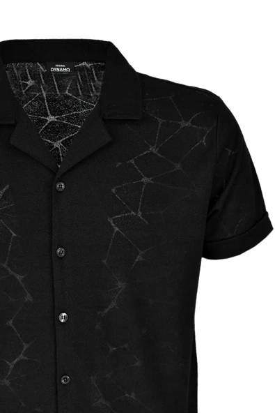 Erkek Apaçi Yaka Kısa Kol Tişört 9939 BGL-ST03745 - Resim 5