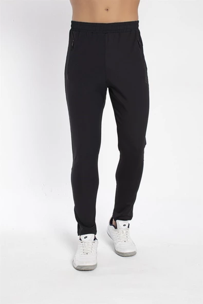 Crozwise Slim Fit - Erkek Siyah Eşofman Altı - 2202-10 - 2