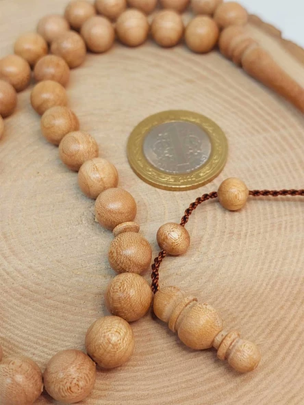 Gelincik Ağacı 33lük Tesbih 9.5mm Usta İşçilikli (49524) - Resim 2