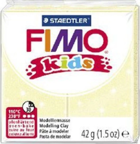 Staedtler Fimo Kids Polimer Kil 42gr. Pearl Yellow Sedefli Sarı