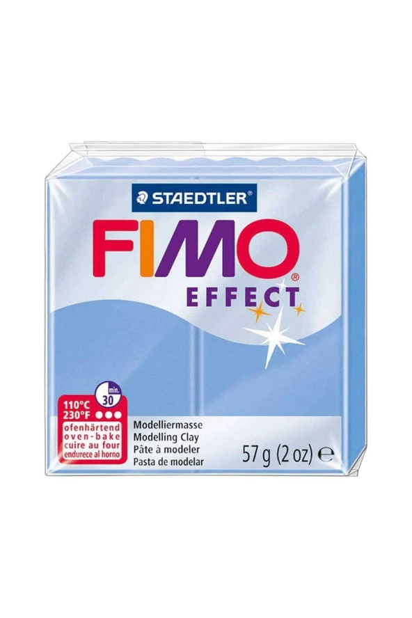 Fimo Effect Polimer Kil 386 Blue Agate (Mücevher Renkleri)