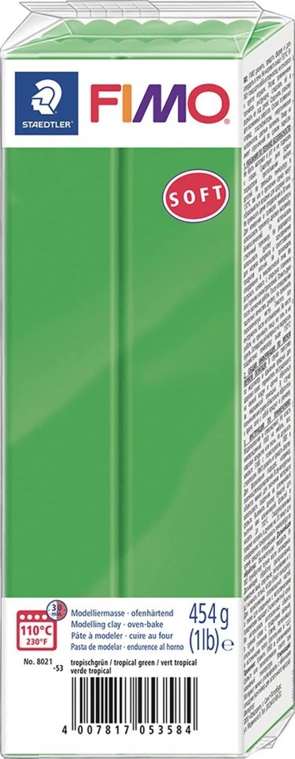 Staedtler Fimo Soft Polimer Kil 454Gr. Tropical Green