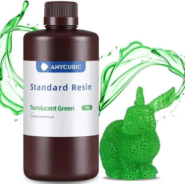 Anycubic Yeşil UV Standard Resin (Reçine) 1 Kg SLA