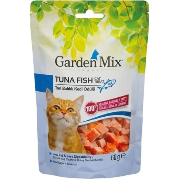 Gardenmix Ton Balıklı Kedi Ödülü 60 Gr SKT:12/2025