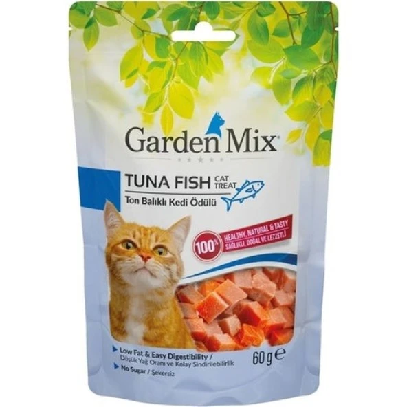 Gardenmix Ton Balıklı Kedi Ödülü 60 Gr SKT:05/2026