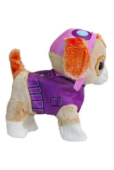 Paw Patrol SKYE Köpek Yürüyen, Havlayan Müzikli Tasmalı Kumandalı Peluş Oyuncak - 2