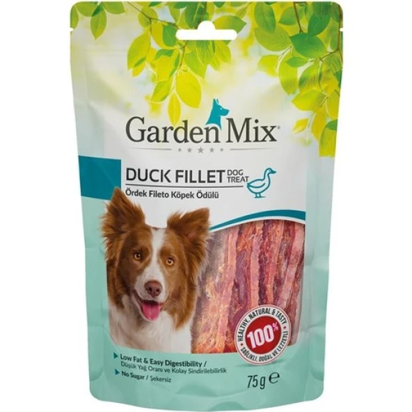 Gardenmix Ördekli Fileto Köpek Ödülü 75 Gr SKT:12/2025