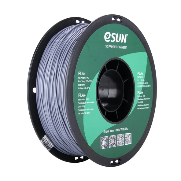 eSUN GRİ Filament PLA + 1,75 mm 1 kg