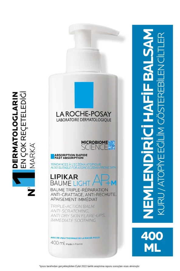 La Roche Posay Lipikar Baume LIGHT AP + M Atopiye Eğilim Gösterebilen Ciltler 400ml