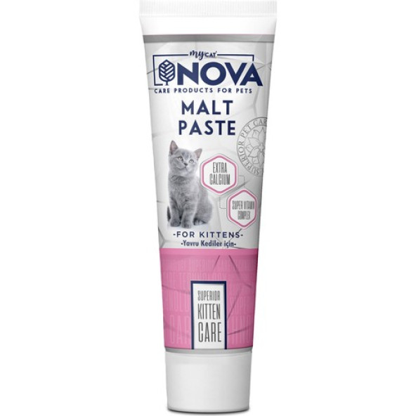 Nova Yavru Kediler Için Malt Paste 100GR Nova
