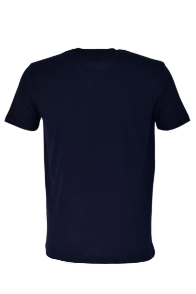 Erkek Sıfır Yaka Baskılı Tişört BGL-ST03767 - Resim 9