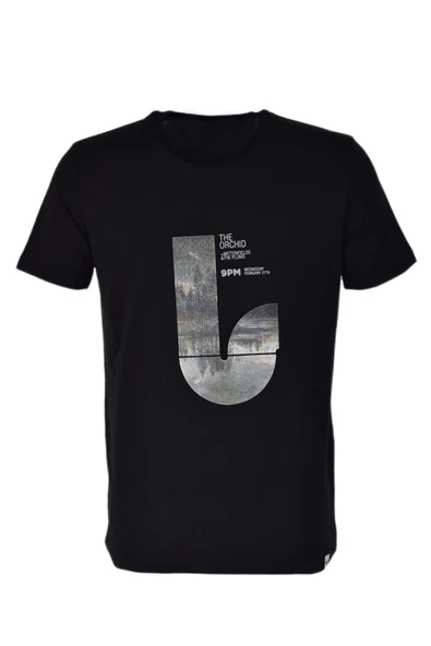 Erkek Sıfır Yaka Baskılı Tişört BGL-ST03767 ürün görseli