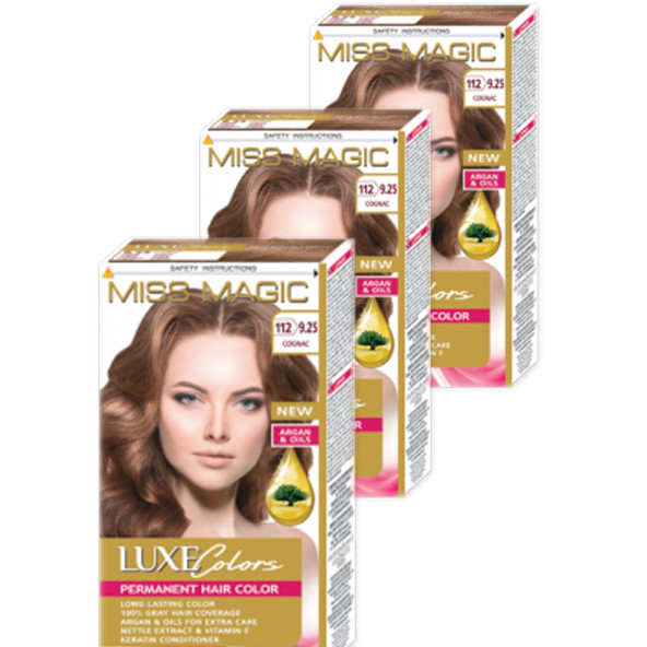Mıss Magıc 9.25 Kanyak (Cognac) 3 lü Set Boya