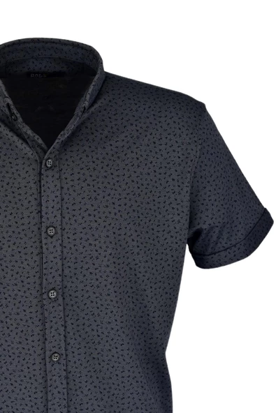 Erkek Önden Düğmeli Yakalı Tişört R4280 BGL-ST03769 - Resim 5