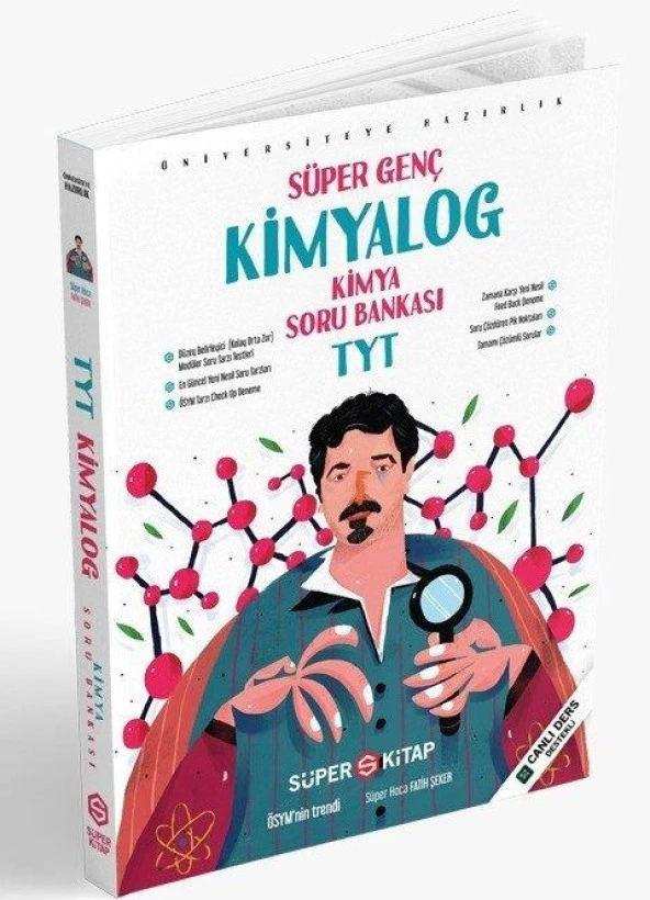 TYT Süper Genç Kimyalog Kimya Soru Bankası Süper Kitap
