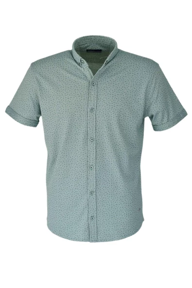 Erkek Önden Düğmeli Yakalı Tişört R4280 BGL-ST03769 - Resim 2