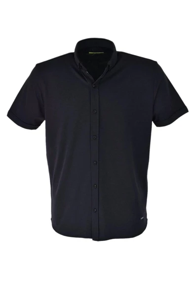 Erkek Önden Düğmeli Yakalı Tişört R4680 BGL-ST03770 - Resim 4