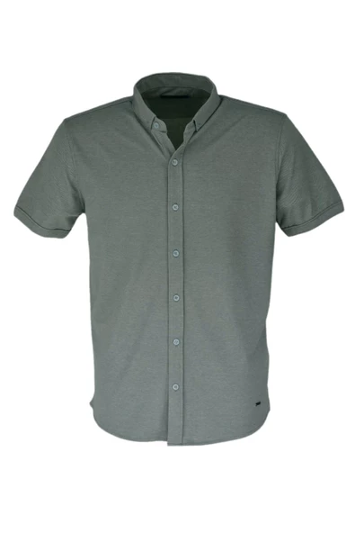 Erkek Önden Düğmeli Yakalı Tişört R4680 BGL-ST03770 - Resim 9