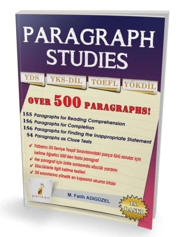 Pelikan Paragraph Studıes Yds - Lys - 5 - Toefl