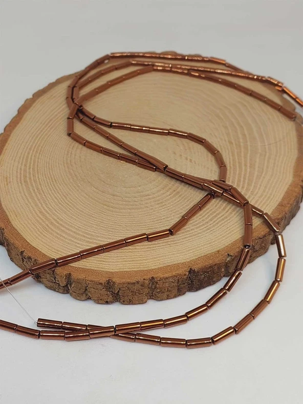 Hematit Taşı Dizi 3*9mm (49616) - Resim 3