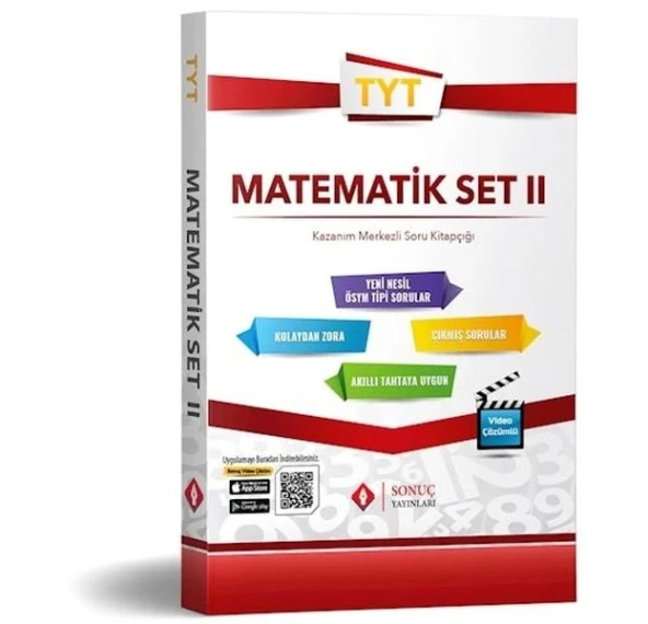 Sonuç TYT Matematik Set II Kazanım Merkezli Soru Kitapçığı (Yeni)